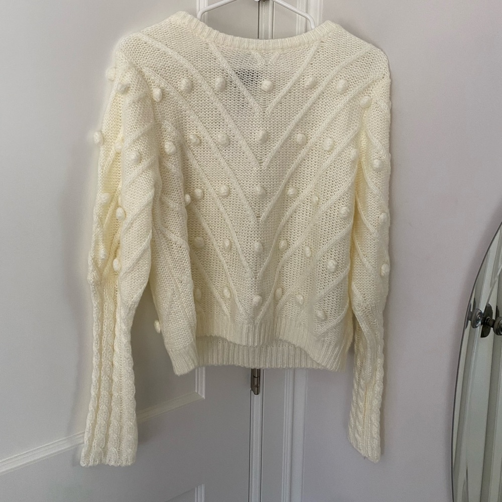 Womens Lumiére cream sweater